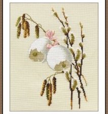 Схема вышивки «вербычка))))»