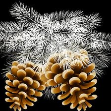 Схема вышивки «Сосновые Шишки»