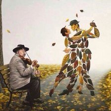 Схема вышивки «танго в парке»