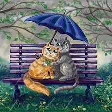 Схема вышивки «под дождем»