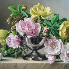 Схема вышивки «ruže»