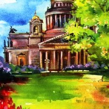 Схема вышивки «Исаакиевский собор»