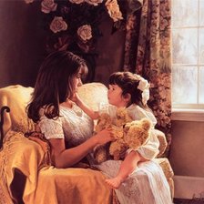 Схема вышивки «мать и детя»