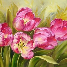 Схема вышивки «розовое чудо»