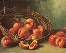 Схема вышивки «Egy kosár barack»