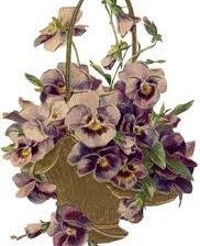 Схема вышивки «Egy kosár virág»