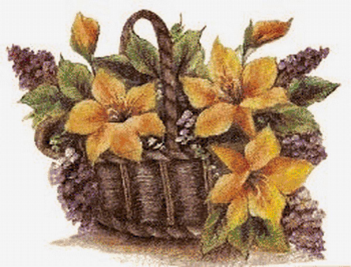 Egy kosár virág - virág - предпросмотр