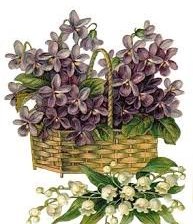 Схема вышивки «Egy kosár virág»