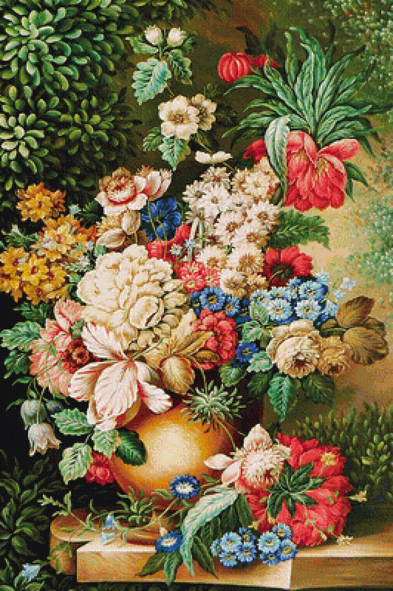 232 - картина, цветы - предпросмотр