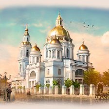 Схема вышивки «Мой любимый Собор»