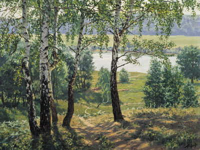берёзы - пейзажи - оригинал