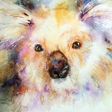 Схема вышивки «коала»