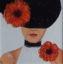 Схема вышивки «Kalapos nő»