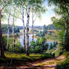 Схема вышивки «родные просторы»