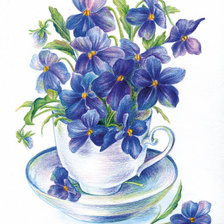 Схема вышивки «Букет»