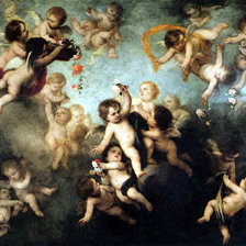 Схема вышивки «ангелочки»