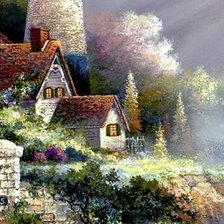 Схема вышивки «маяк»