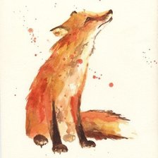 Схема вышивки «Лис»