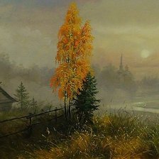 Схема вышивки «Худ. Владимир Воробьёв. Утро.»