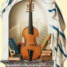 Схема вышивки «Скрипка»