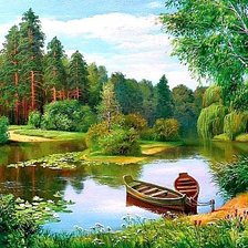 Схема вышивки «райский уголок»