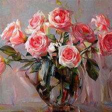 Схема вышивки «розы»