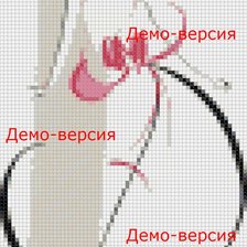 Схема вышивки «леди»