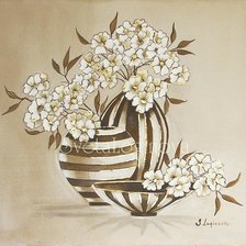 Схема вышивки «вазы с цветами»