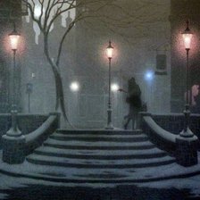 Схема вышивки «ночь»