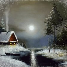 Схема вышивки «ночь»