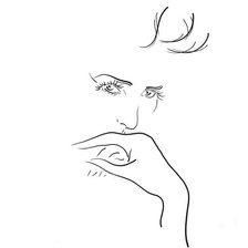 Схема вышивки «Леди 2. Монохром»