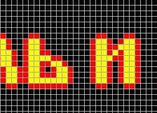 Схема вышивки «Логотип "КиШ"3»