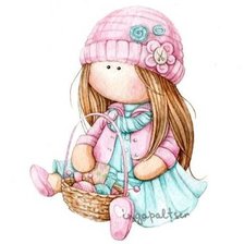 Схема вышивки «куколка»