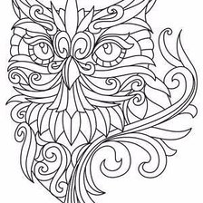 Схема вышивки «сова»