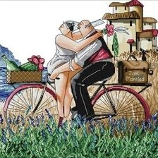 Схема вышивки «пара»