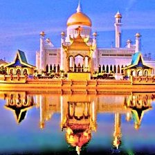 Схема вышивки «Мечеть Султана Омара Али Сайфуддина»