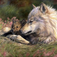 Схема вышивки «мамина любовь»