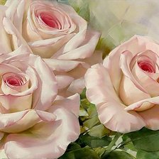 Схема вышивки «Розы "Dolce vita"»