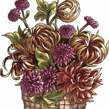 Схема вышивки «Цветы»
