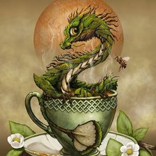 Схема вышивки «Дракон»