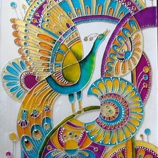 Схема вышивки «абстракция»