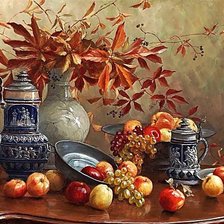 Схема вышивки «Худ. Camilla Cobl-Wahl. Натюрморт.»