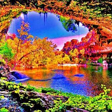 Схема вышивки «Озеро Гамильтон-Пул»