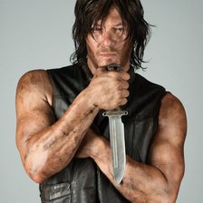 Схема вышивки «Дэрил Диксон»