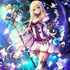 Схема вышивки «Девушка»