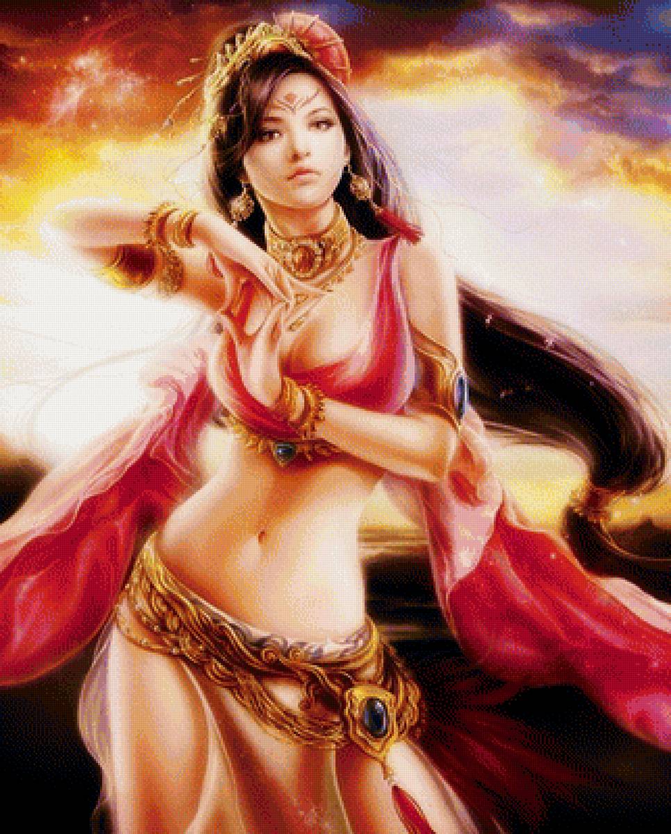 восточная красавица - девушка - предпросмотр