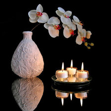 Схема вышивки «Свеча горела на столе»