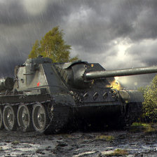 Схема вышивки «СУ-100»