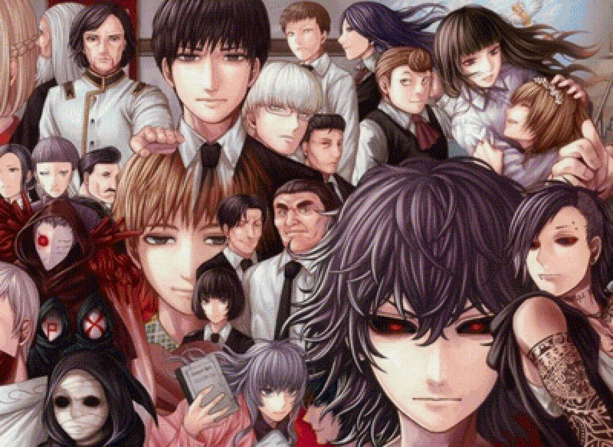 токийский гуль - аниме, токийский гуль - предпросмотр