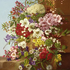 Схема вышивки «цветы»